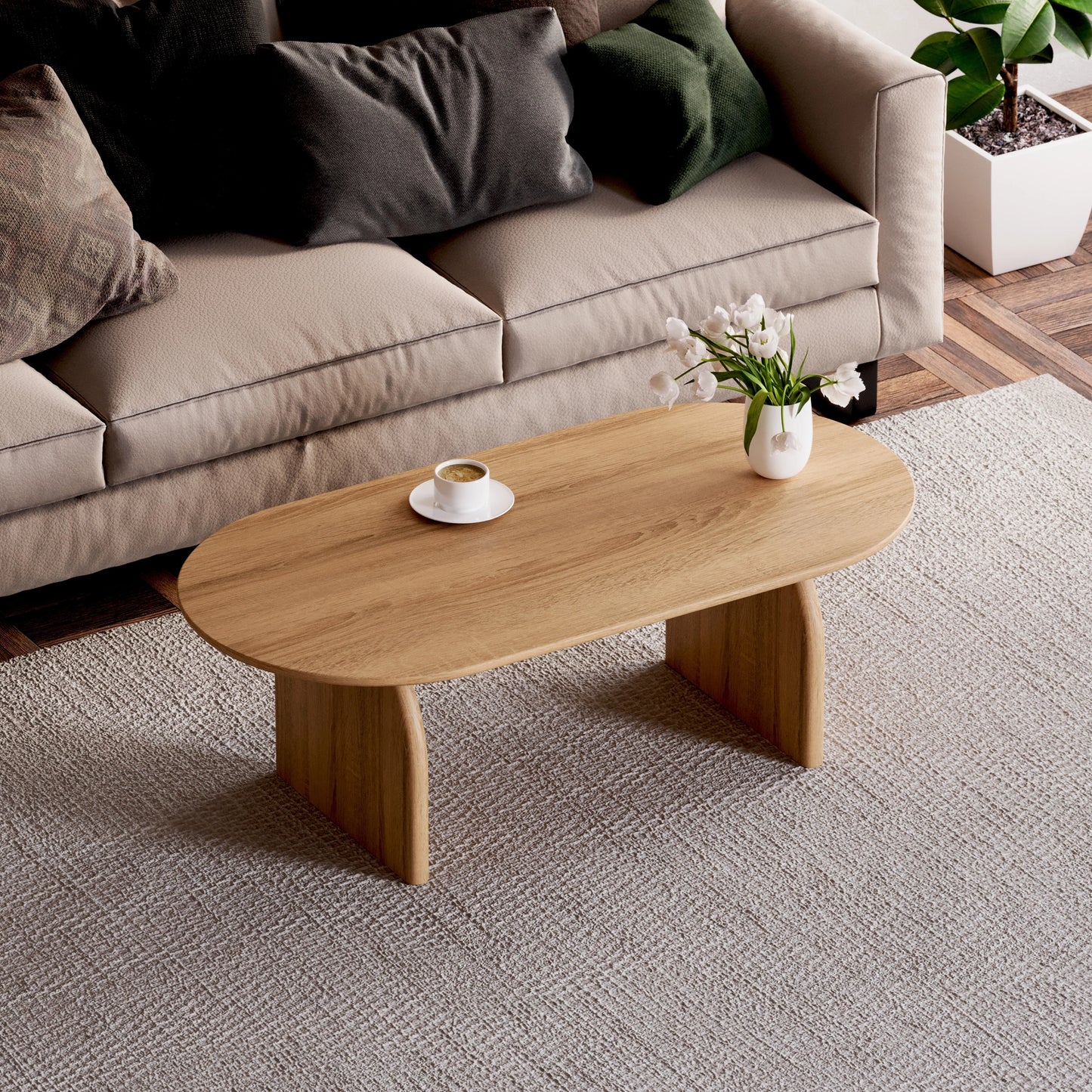 Sculpted Oak Coffee