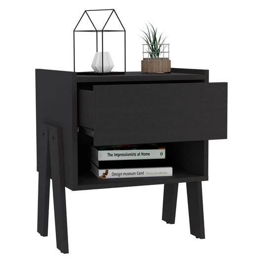 Compact Storage Nightstand