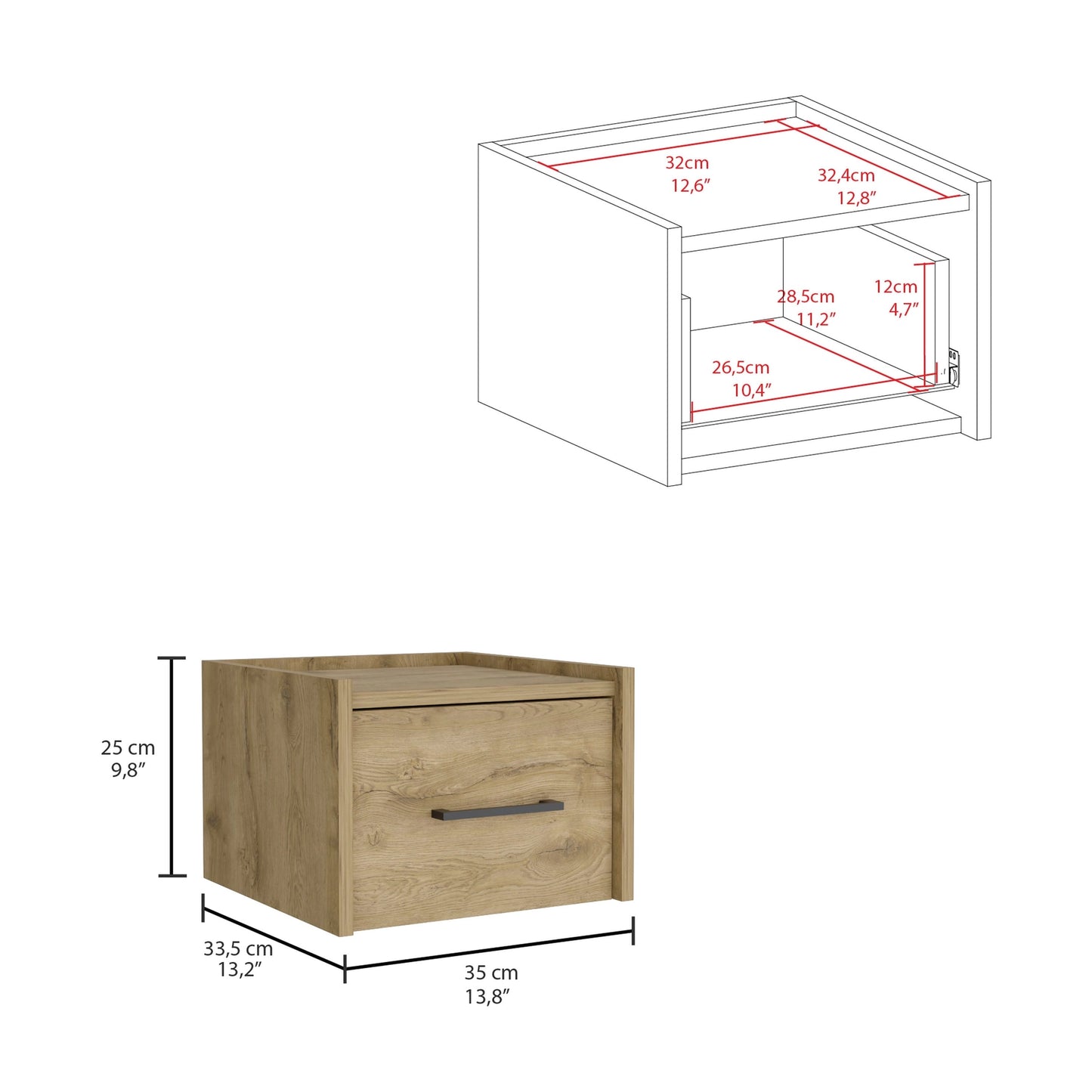 Modern Drawer Nightstand
