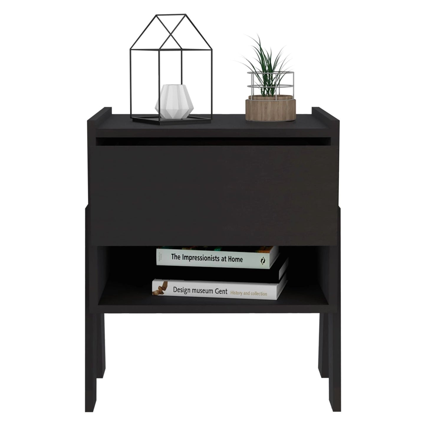 Compact Storage Nightstand